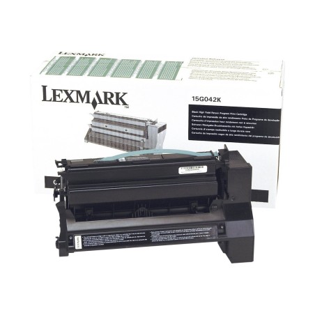 TONER ORIGINALE LEXMARK C752 X752 15G042K NERO 15