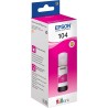 FLACONE INCHIOSTRO PIGMENTATO ORIGINALE EPSON 104 C13T00P340 T104MA MAGENTA ECOTANK ET-2710 70ML