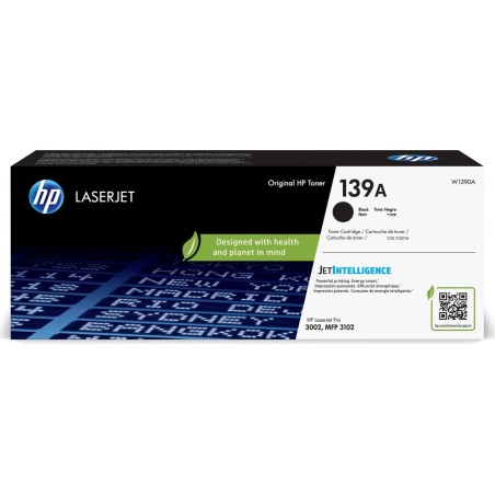 TONER ORIGINALE HP W1390A 139A LASERJET PRO 3002DW 1.5K