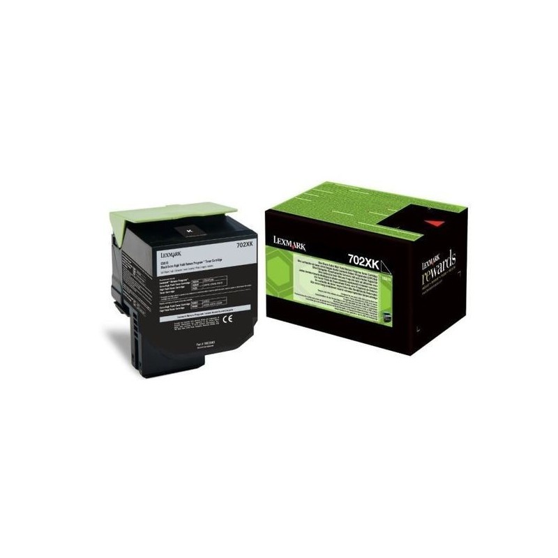 TONER ORIGINALE LEXMARK CS510 70C2XK0 NERO 8K