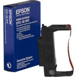 NASTRO MATRICE ORIGINALE NERO/ROSSO EPSON C43S015376 ERC38 ERC34 ERC30