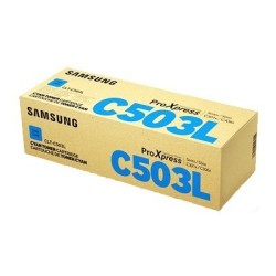 TONER ORIGINALE SAMSUNG CLT-C503L CIANO ProXpress C3000 C3010 SU014A