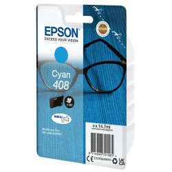 CARTUCCIA ORIGINALE EPSON T408 C13T09J24010 CIANO WF-C4810DTWF 1100 COPIE