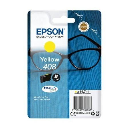 CARTUCCIA ORIGINALE EPSON T408 C13T09J44010 GIALLO WF-C4810DTWF 1100 COPIE