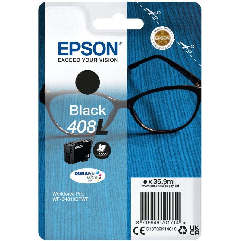 CARTUCCIA ORIGINALE EPSON T408L C13T09K14010 NERO WF-C4810DTWF 2.200 COPIE