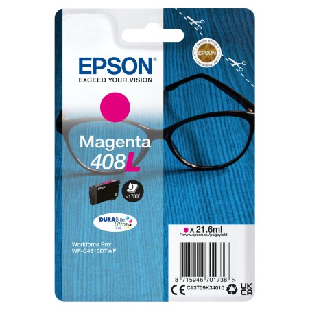 CARTUCCIA ORIGINALE EPSON T408L C13T09K34010 MAGENTA WF-C4810DTWF 1.700 COPIE