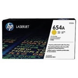 TONER ORIGINALE HP LaserJet Enterprise Flow M651 CF332A 654A GIALLO