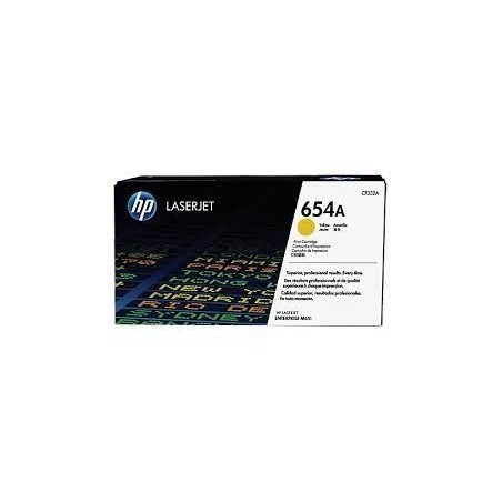 TONER ORIGINALE HP LaserJet Enterprise Flow M651 CF332A 654A GIALLO
