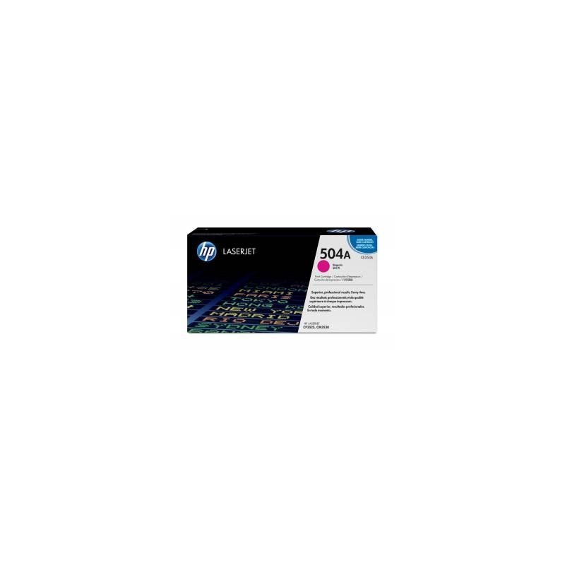 TONER ORIGINALE HP LASERJET COLOR CP 3525N CE253A MAGENTA 504A