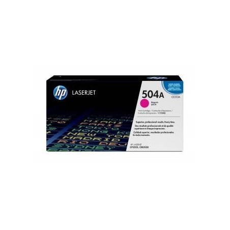 TONER ORIGINALE HP LASERJET COLOR CP 3525N CE253A MAGENTA 504A
