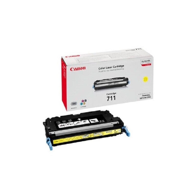 TONER ORIGINALE CANON LBP 5300 MF 9130 711Y 1657B002 GIALLO