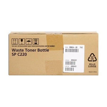 VASCHETTA DI RECUPERO RICOH ORIGINALE 406043 SP-C220 25000 COPIE