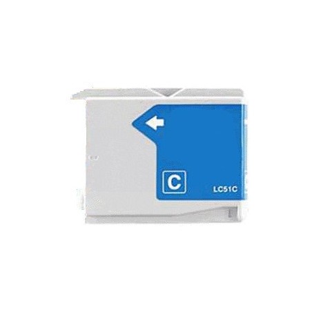 CARTUCCIA COMPATIBILE BROTHER LC51C LC1000C LC960C LC970C CIANO