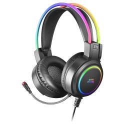 CUFFIE DA GAMING MARS MHRGB con microfono flessibile Illuminazione RGB