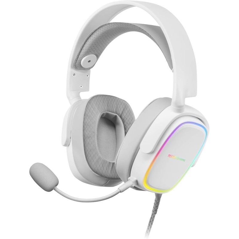 CUFFIE GAMING Mars Gaming MHAXW con microfono rimovibile Illuminazione RGB