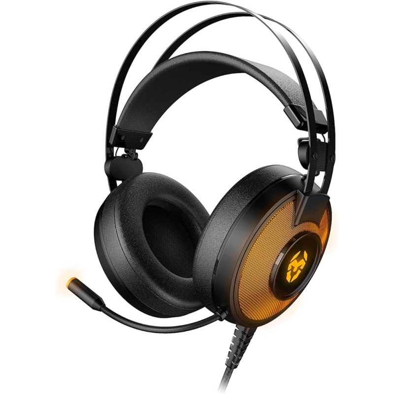 CUFFIE GAMING Mars Gaming MHAXW con microfono rimovibile Illuminazione RGB