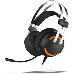 CUFFIE GAMING USB Krom Kode Microfono flessibile Suono 7.1 NXKROMKDE