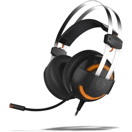 CUFFIE GAMING USB Krom Kode Microfono flessibile Suono 7.1 NXKROMKDE