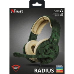 CUFFIE GAMING TRUST 24359 GXT 411C Radius con microfono pieghevole Archetto regolabile