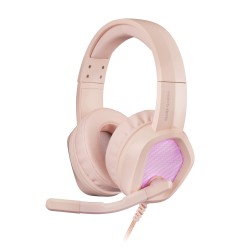 CUFFIE GAMING MARS PRO 7.1 MHXPRO71 DSP USB con microfono pieghevole Illuminazione a LED rossa