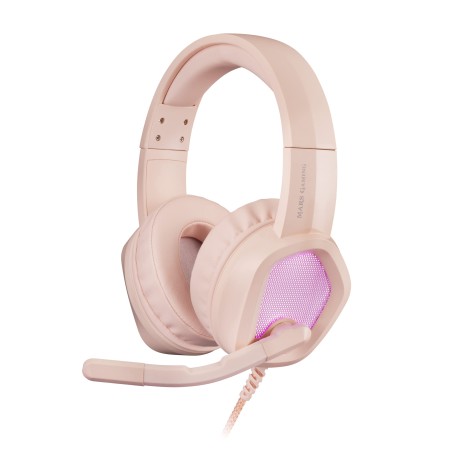 CUFFIE GAMING MARS PRO 7.1 MHXPRO71 DSP USB con microfono pieghevole Illuminazione a LED rossa