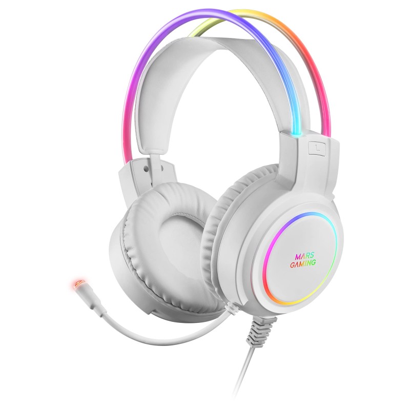 CUFFIE GAMING MARS MH320 con microfono flessibile Illuminazione RGB