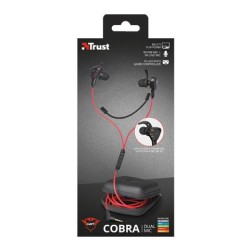 CUFFIE GAMING TRUST GXT 408 Cobra con microfono Microfono staccabile