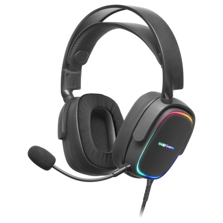 CUFFIE GAMING MARS MHAX con microfono rimovibile Illuminazione RGB