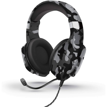 CUFFIE GAMING TRUST GXT 323K CARUS CON MICROFONO FLESSIBILE 24320