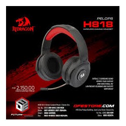 CUFFIE GAMING REDRAGON Pelops H818 con microfono flessibile Suono virtuale 7.1