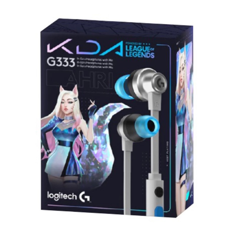 CUFFIETTE GAMING LOGITECH G333K Edizione Speciale League of Legends con microfono - Adattatore USB-C
