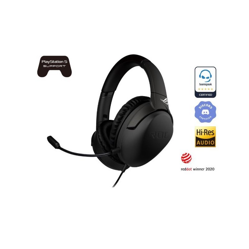 CUFFIE GAMING ASUS Rog Strix Go Core con microfono staccabile Pieghevoli