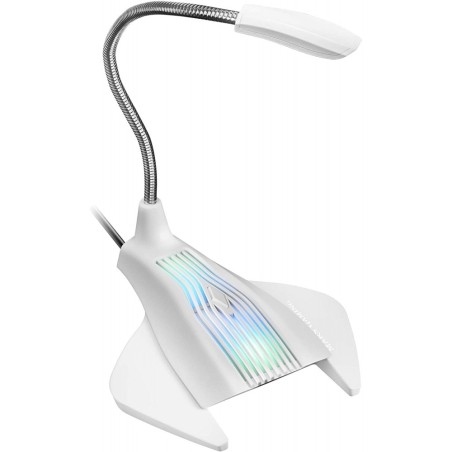 MICROFONO GAMING MARS MMICW da tavolo con collo flessibile USB