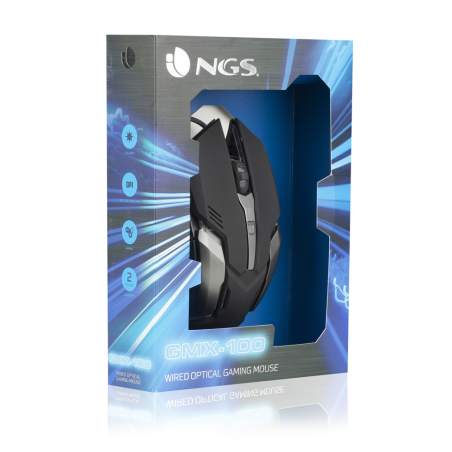 MOUSE GAMING NGS GMX-100 MMG 3200 dpi 6 pulsanti