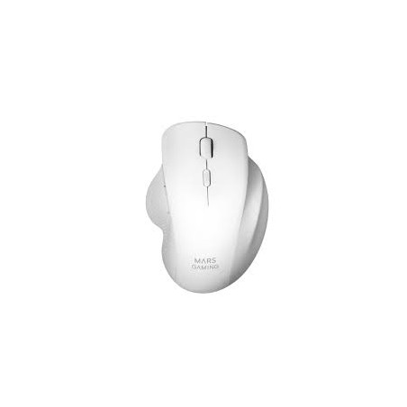 MOUSE GAMING MARS MMWERGOW wireless USB 3200 dpi Design ergonomico BIANCO