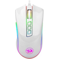 MOUSE GAMING MARS USB M711 Cobra bianco 1000 dpi 7 pulsanti programmabili