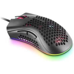 MOUSE GAMING MARS MMEX 32000 dpi Alloggiamento del pannello perforato