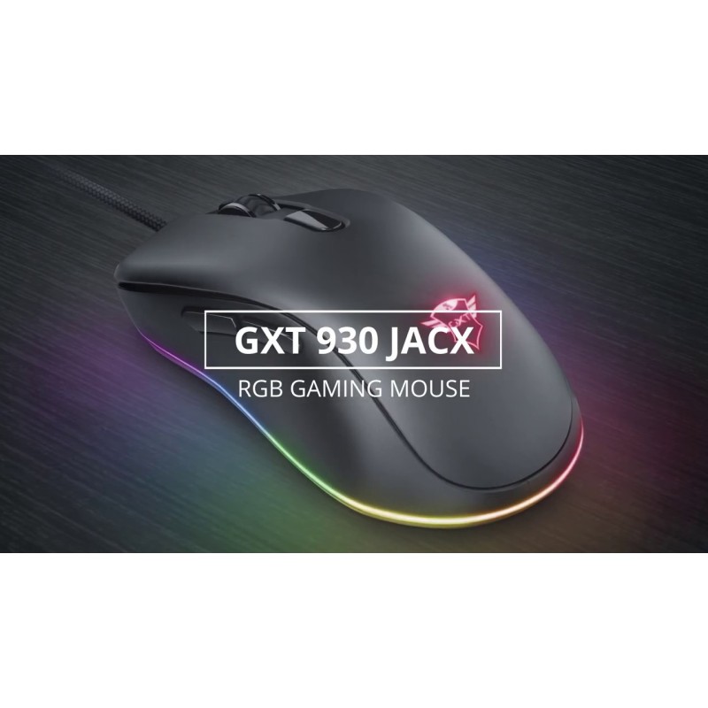 MOUSE GAMING TRUST GXT 930 23575 Jacx 6400 dpi 5 pulsanti programmabili