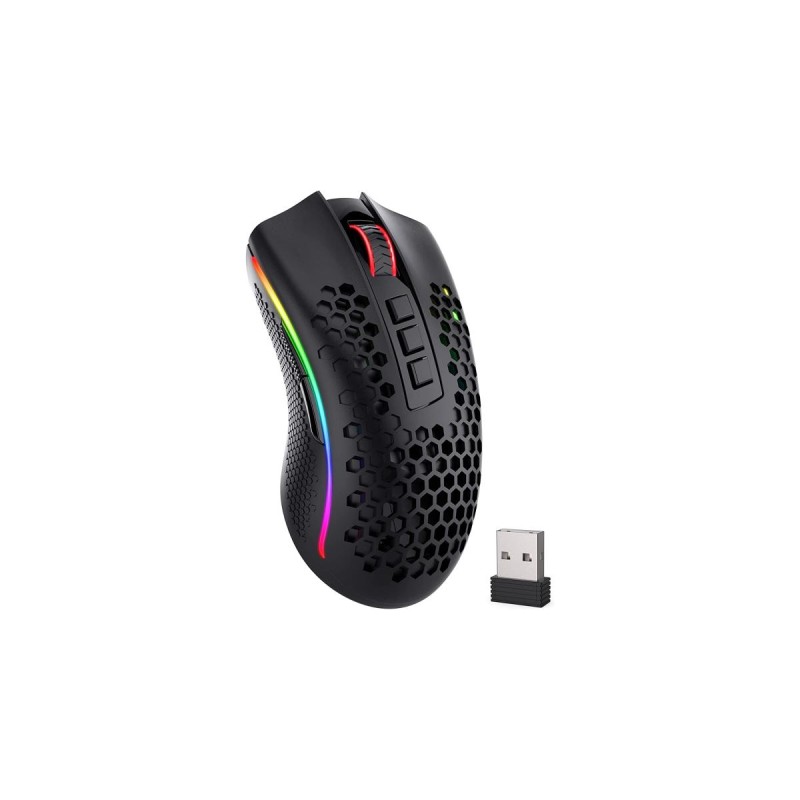 MOUSE GAMING REDRAGON Storm Pro M808-KS 16.000 dpi USB-C e wireless 8 pulsanti programmabili