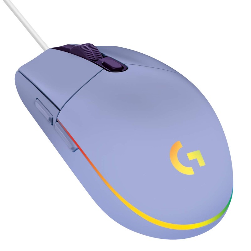 MOUSE GAMING LOGITECH G203 Lightsync 8000 dpi 5 pulsanti programmabili