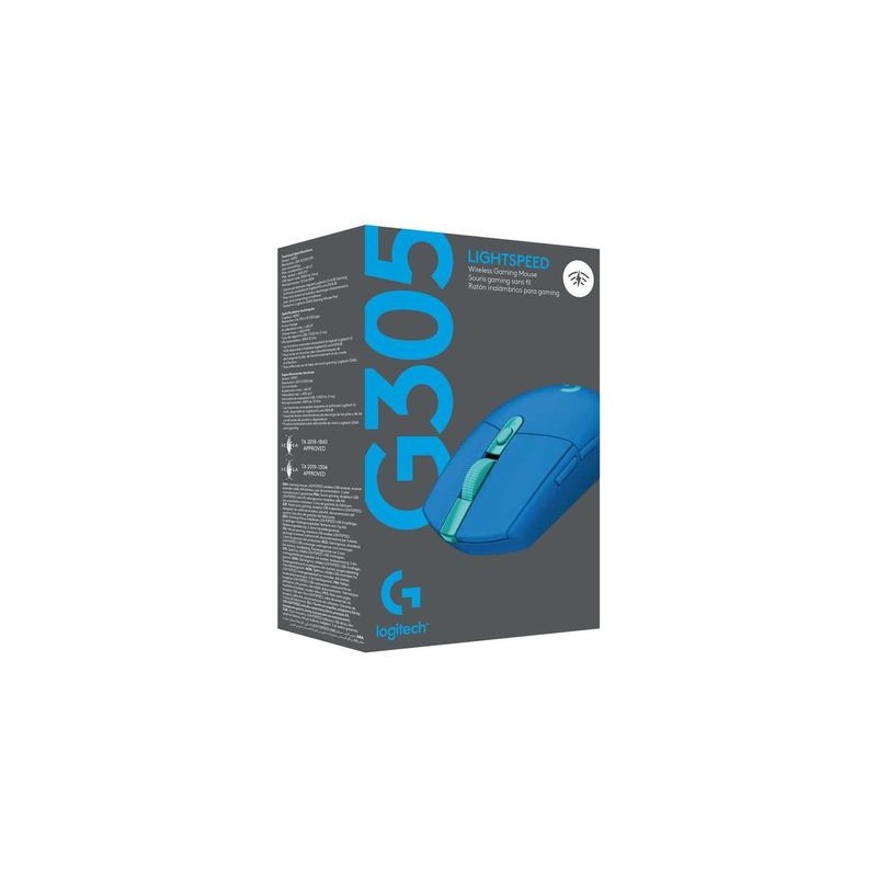 MOUSE GAMING LOGITECH G305 WIRELESS Lightspeed 12.000 dpi 5 pulsanti programmabili