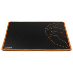 TAPPETINO MOUSE GAMING KROM Knout Kontrol Superficie in microfibra Base in gomma
