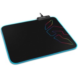 TAPPETINO PER MOUSE GAMING KROM Knout RGB Illuminazione RGB Superficie in microfibra
