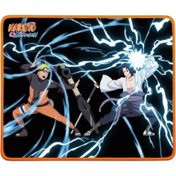TAPPETINO MOUSE GAMING Konix Naruto Vs Sasuke L Bordi rinforzati