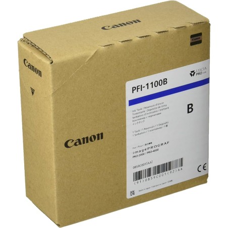 CARTUCCIA ORIGINALE CANON 0859C001 PFI-1100B BLU imagePROGRAF Pro-2000