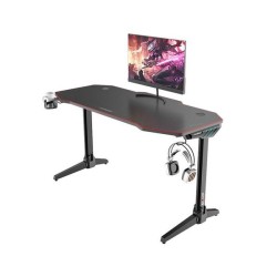 TAVOLO GAMING MUVIP PRO800 XL in Fibra di Carbonio con Luce RGB - Solido