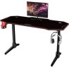 TAVOLO GAMING MUVIP PRO1500 XL Fibra di carbonio - Luce sonora RGB