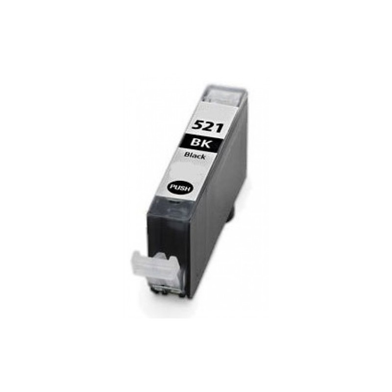CARTUCCIA COMPATIBILE CANON CLI521BK CLI-521BK NERO Photo Pixma IP3600 2933B001