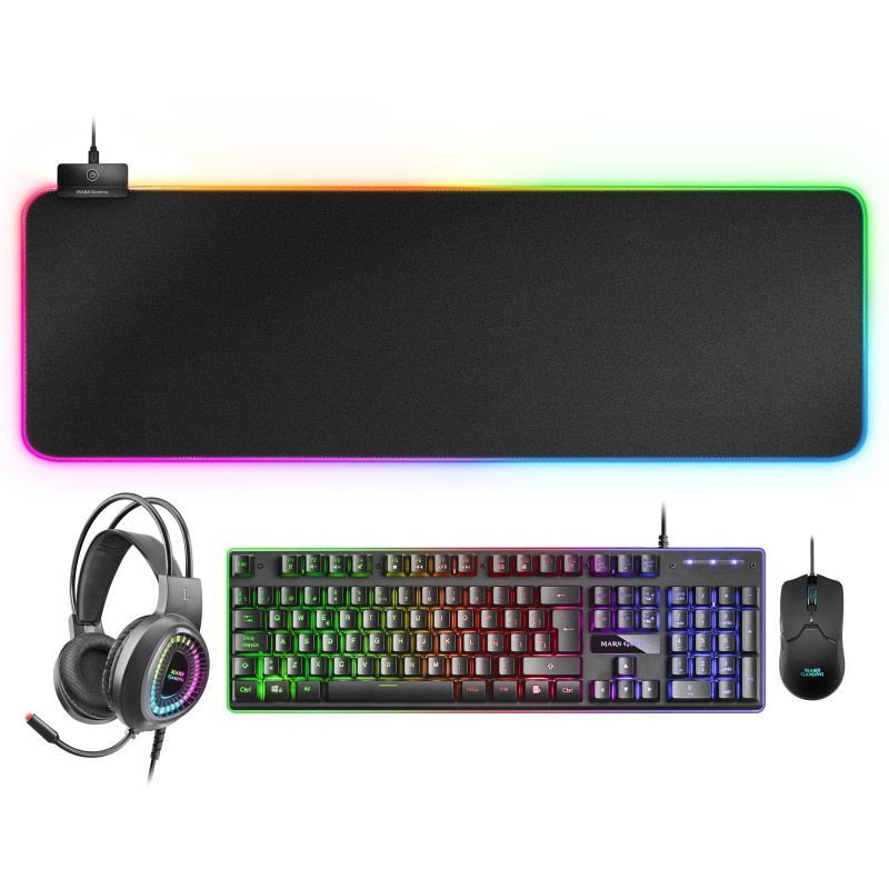 PACK GAMING REDRAGON Kumara K552 Tastiera meccanica USB + Mouse USB Griffin M607