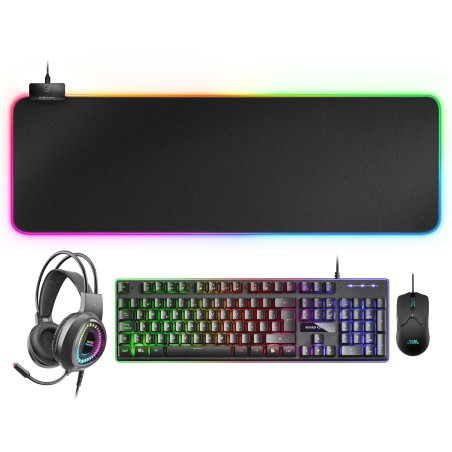 PACK GAMING REDRAGON Kumara K552 Tastiera meccanica USB + Mouse USB Griffin M607